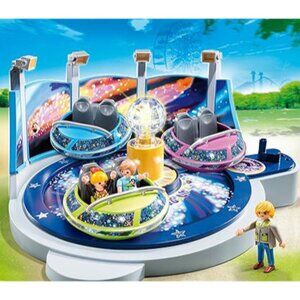 Playmobil Summer Fun – Spinning Ride with Lights & Characters!